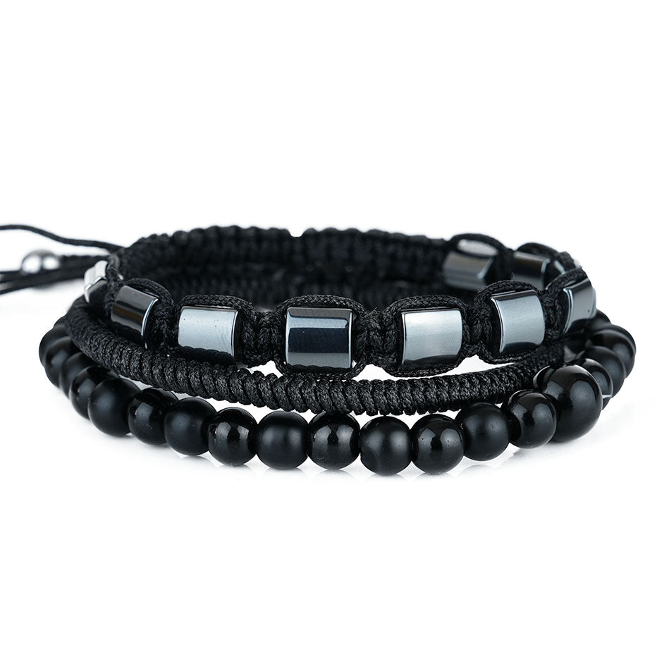 Sport black ( 3 pulseras ) ( talla ajustable )