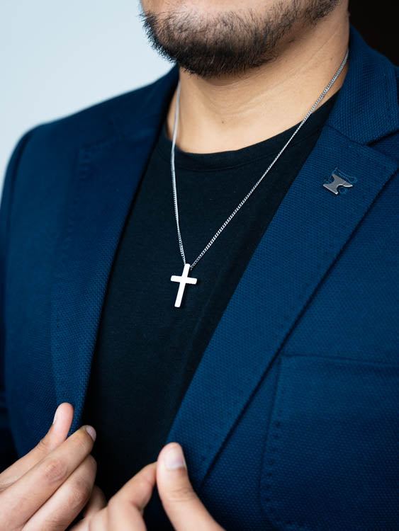 Cross pequeña ( Acero inoxidable )( resistente al agua )