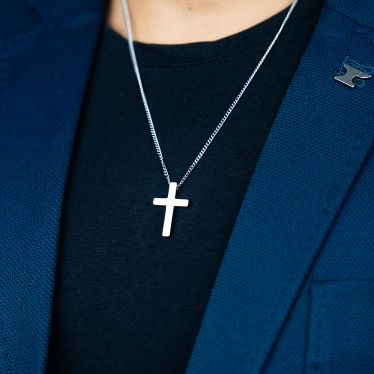 Cross pequeña ( Acero inoxidable )( resistente al agua )