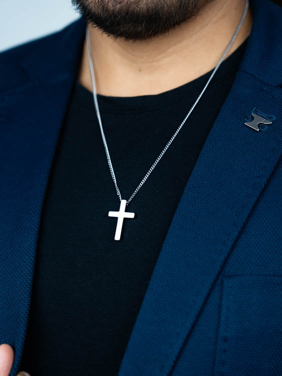 Cross pequeña ( Acero inoxidable )( resistente al agua )