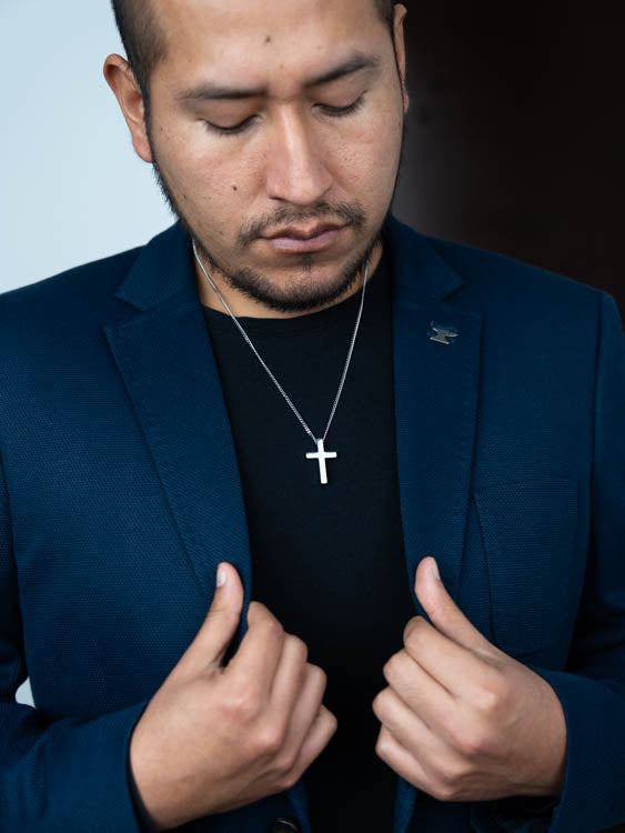 Cross pequeña ( Acero inoxidable )( resistente al agua )