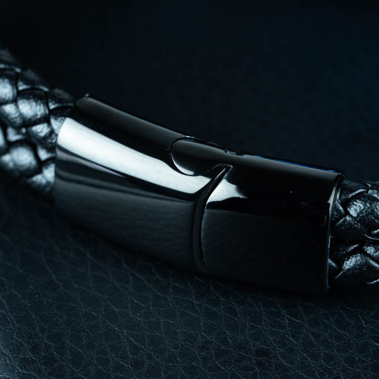 Jocko Azúl ( Acero y Microfibra de cuero )