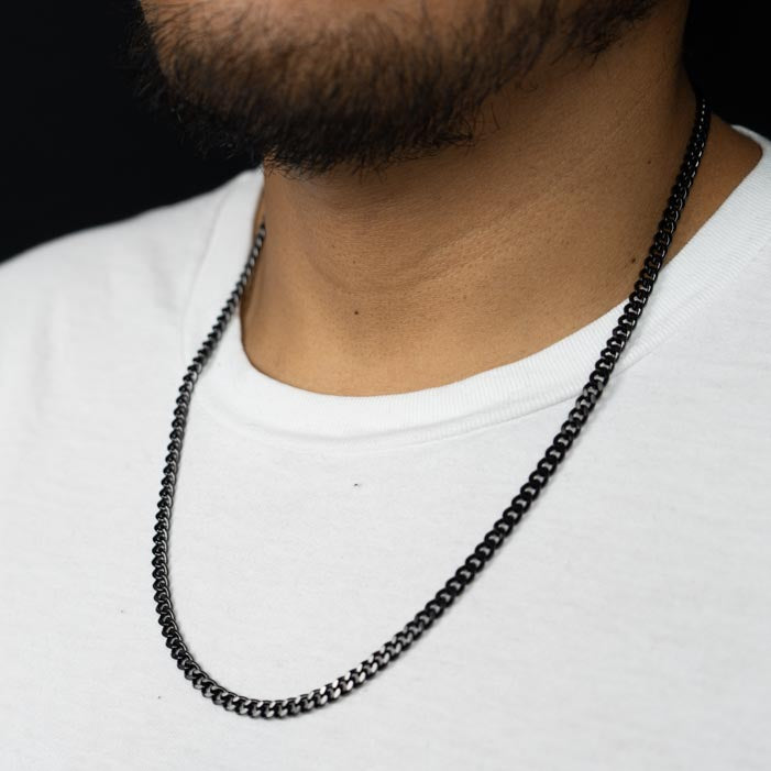 Lomo de corvina - Negro - 5mm ( Acero inoxidable )