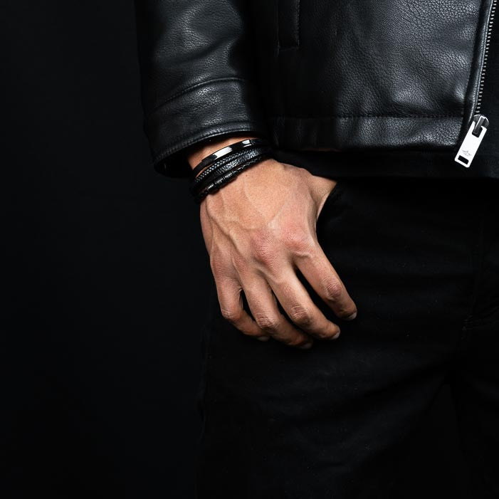 Ingeniero ( Acero y Microfibra de cuero )