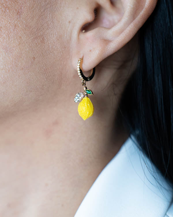 Set Limonchello ( Collar - Aretes ) ( Resistente al agua )