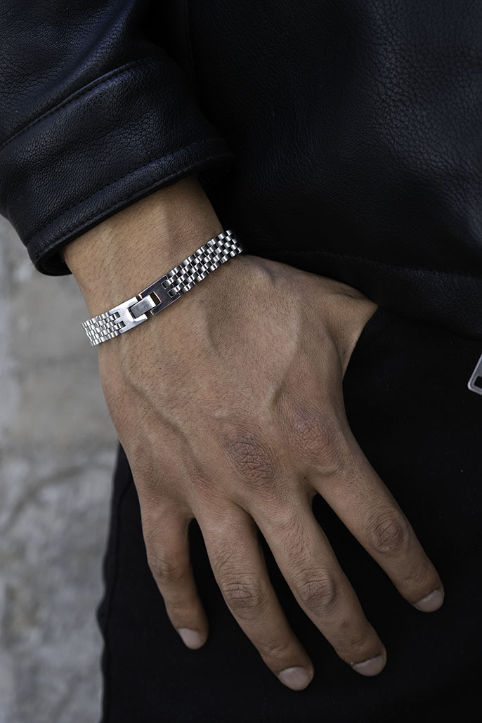 Rolexx - Plateado (Acero quirúrgico inoxidable grado 316L)