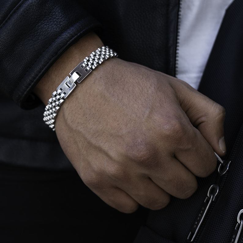 Rolexx - Plateado (Acero quirúrgico inoxidable grado 316L)