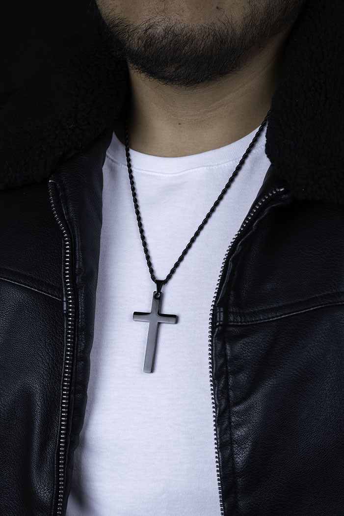 Cruz Black( Acero inoxidable )