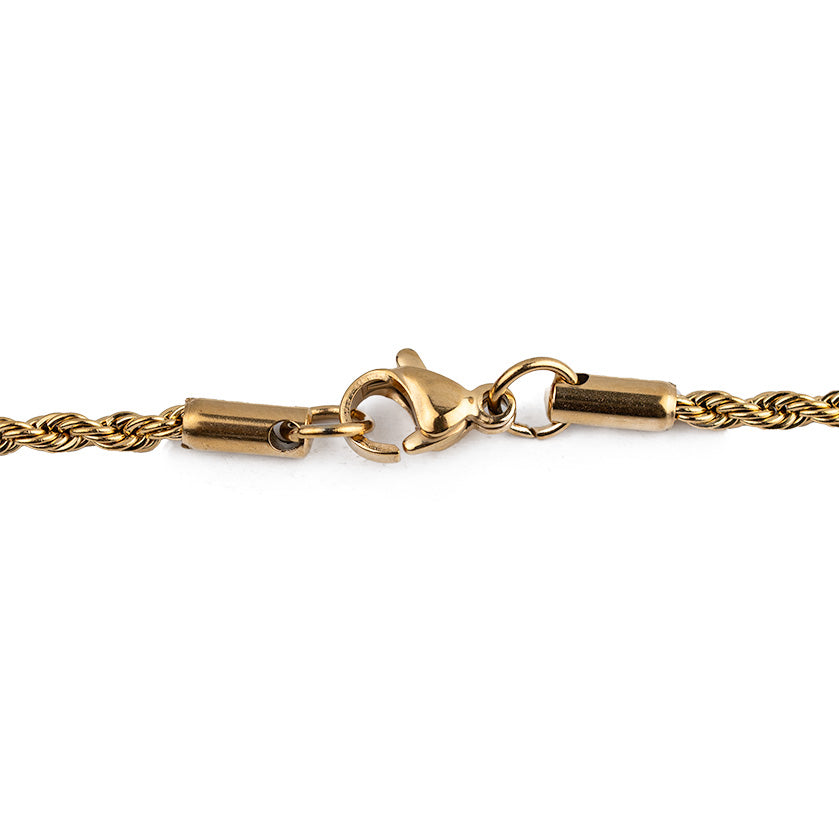 Jesucristo Gold ( Incluye cadena y dije )( Acero inoxidable )(baño de oro 18k)