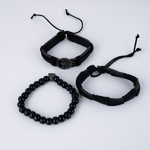 Árbol de la vida - Raíces firmes. Crecimiento. Propósito. Fuerza. ( 3 pulseras ) ( talla ajustable )
