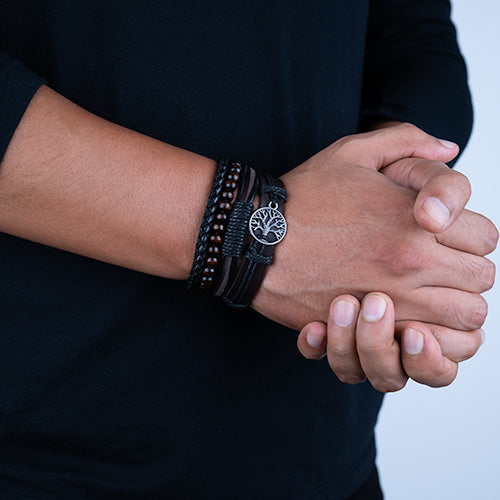 Árbol de la vida ( 4 pulseras ) ( talla ajustable )