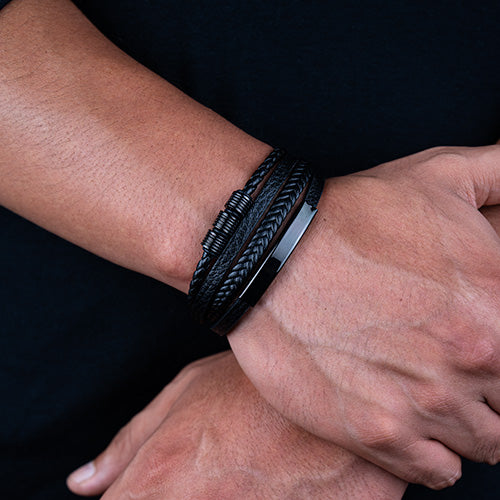 Ingeniero ( Acero y Microfibra de cuero )