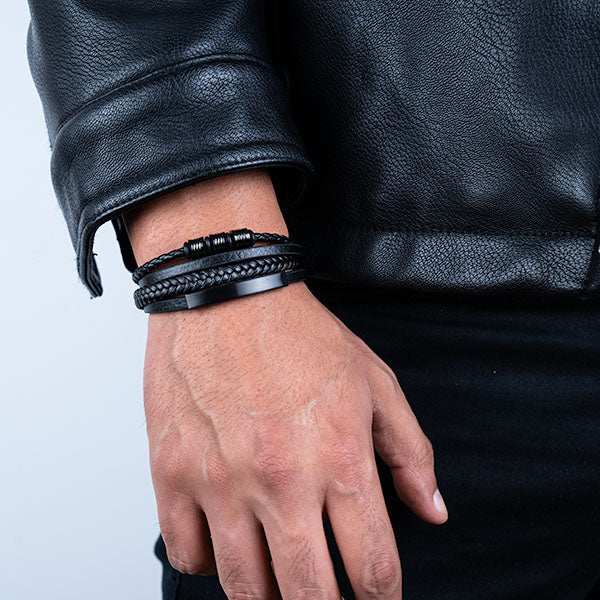 Ingeniero ( Acero y Microfibra de cuero )