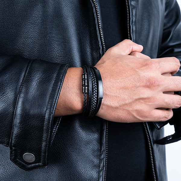 Ingeniero ( Acero y Microfibra de cuero )