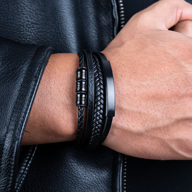 Ingeniero ( Acero y Microfibra de cuero )