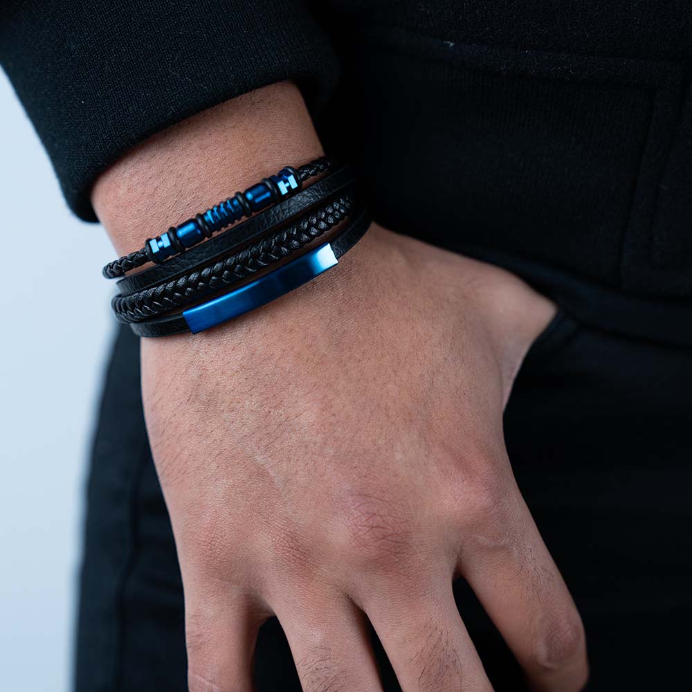 Pack ingenieros ( Acero y Microfibra de cuero )