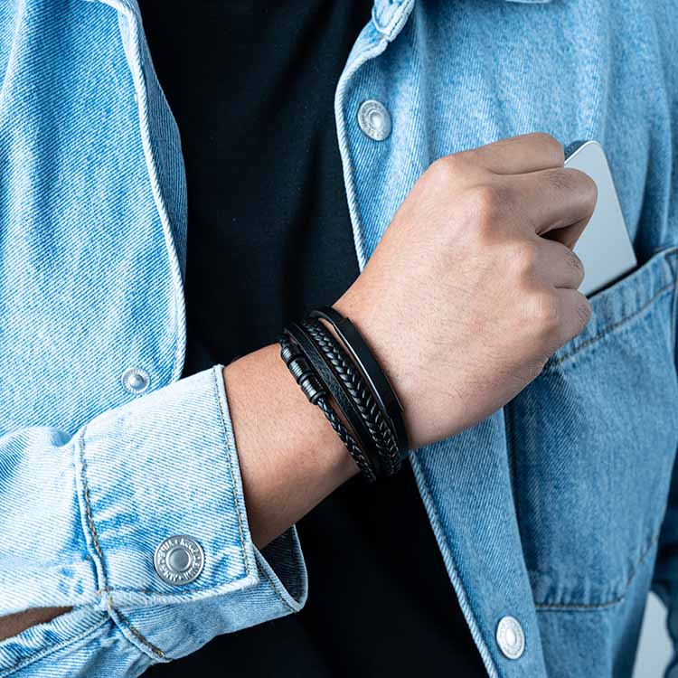 Ingeniero ( Acero y Microfibra de cuero )