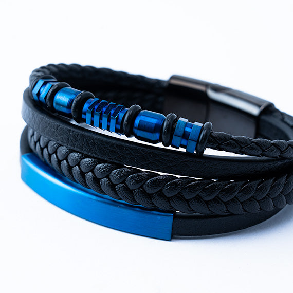 Pack ingenieros ( Acero y Microfibra de cuero )