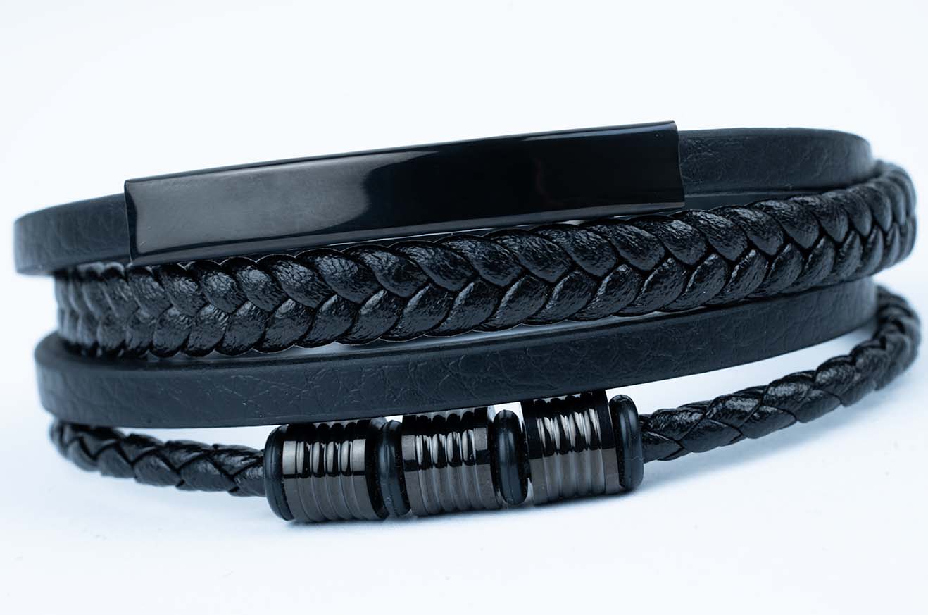 Pack ingeniero y jocko ( acero y microfibra de cuero )( Talla ajustable )