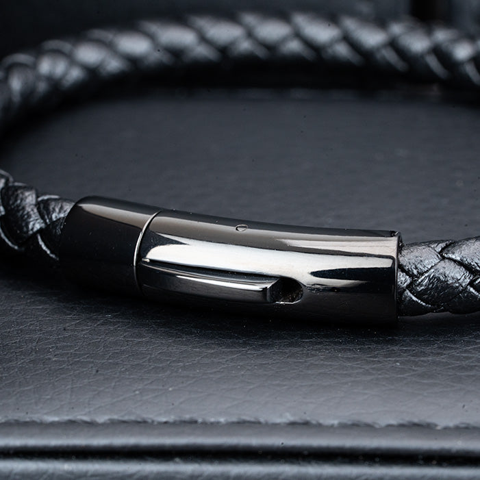 Minimal ( Acero y Microfibra de cuero )