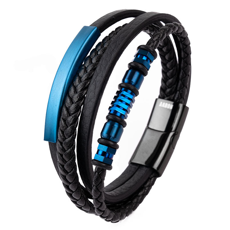 Forte Azúl ( Acero y Microfibra de cuero )