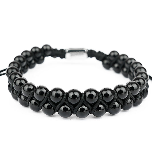 Negro Strong (Piedras naturales ) ( talla ajustable )