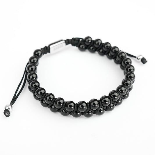 Negro Strong (Piedras naturales ) ( talla ajustable )