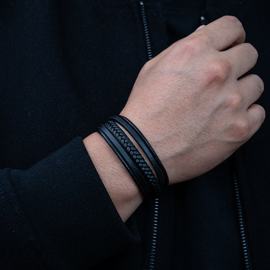 Omega ( Acero y Microfibra de cuero )( Talla ajustable )