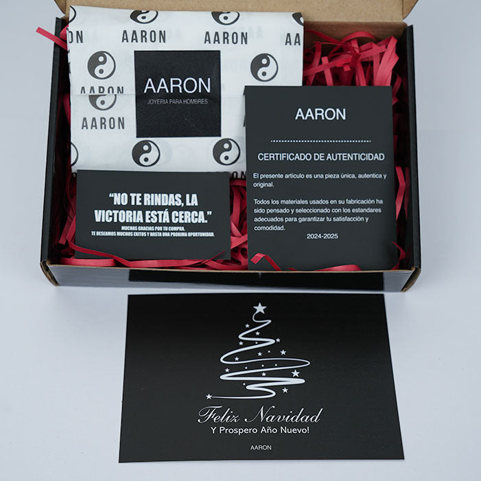 Cubana cierre mejorado - 8mm( Acero quirúrgico inoxidable grado 316L)(Baño de oro 18k)