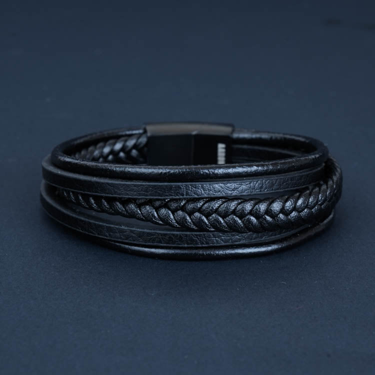 Omega ( Acero y Microfibra de cuero )( Talla ajustable )