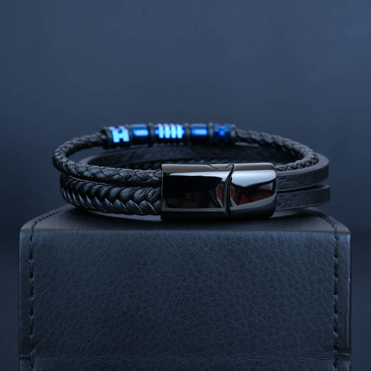 Forte Midblue ( Acero y Microfibra de cuero )