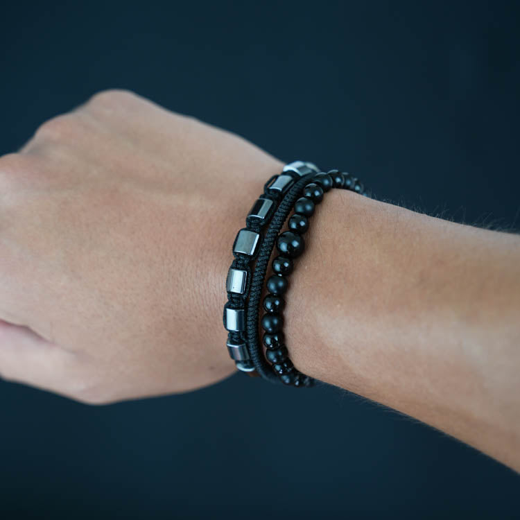 Sport black ( 3 pulseras ) ( talla ajustable )