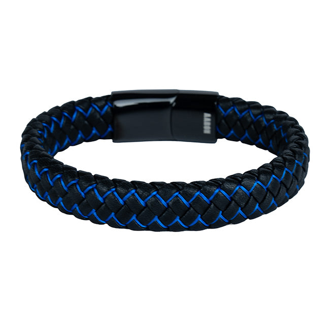 Azúl  2.0 ( Acero y Microfibra de cuero )