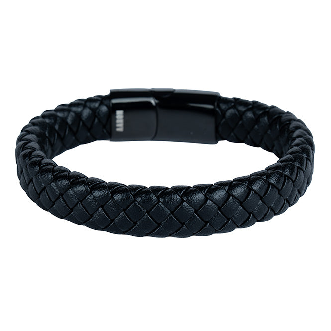 Black Classic 2.0 ( Acero y Microfibra de cuero )( Talla ajustable ) -