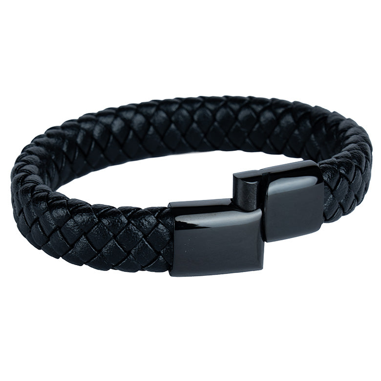 Black Classic 2.0 ( Acero y Microfibra de cuero )( Talla ajustable ) -