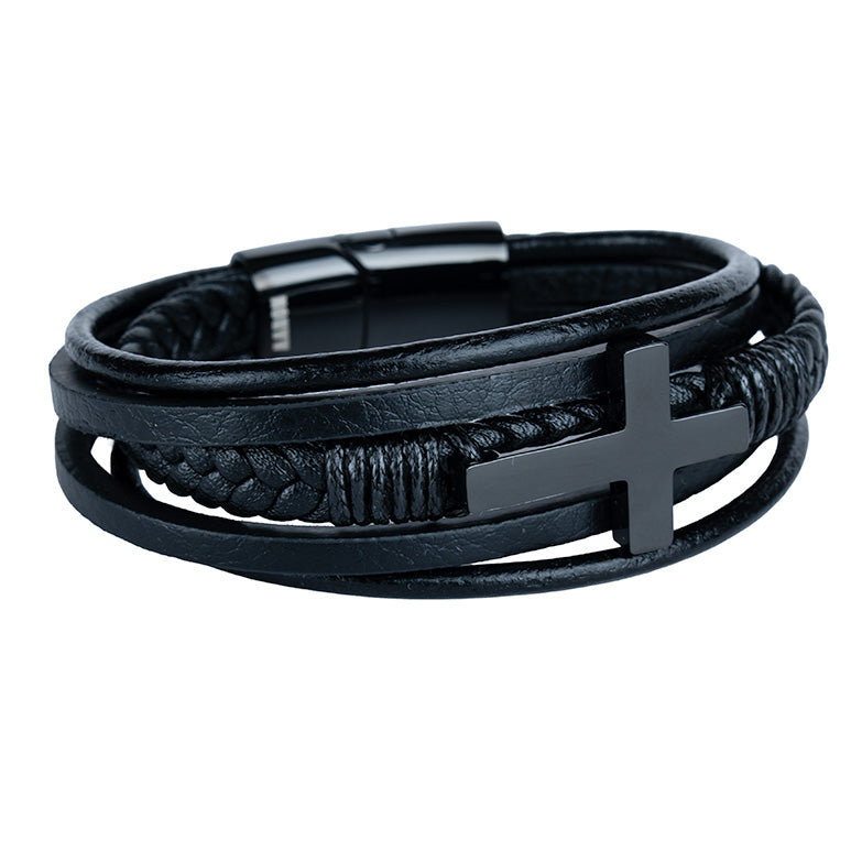 Santos ( Acero y Microfibra de cuero )( Talla ajustable )