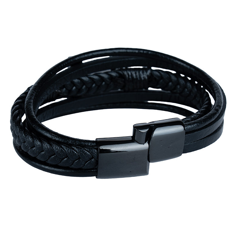 Santos ( Acero y Microfibra de cuero )( Talla ajustable )