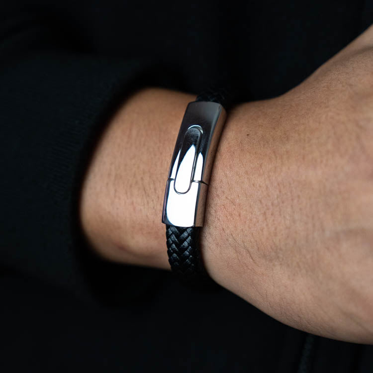 Classic 3.0 ( Acero y Microfibra de cuero ) ( Cierre premium )