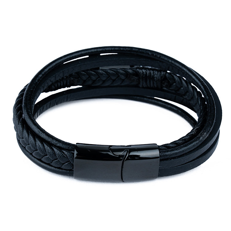 Santos ( Acero y Microfibra de cuero )( Talla ajustable )