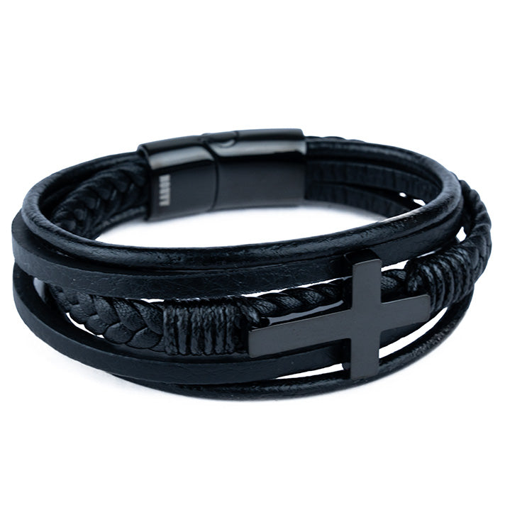 Santos ( Acero y Microfibra de cuero )( Talla ajustable )