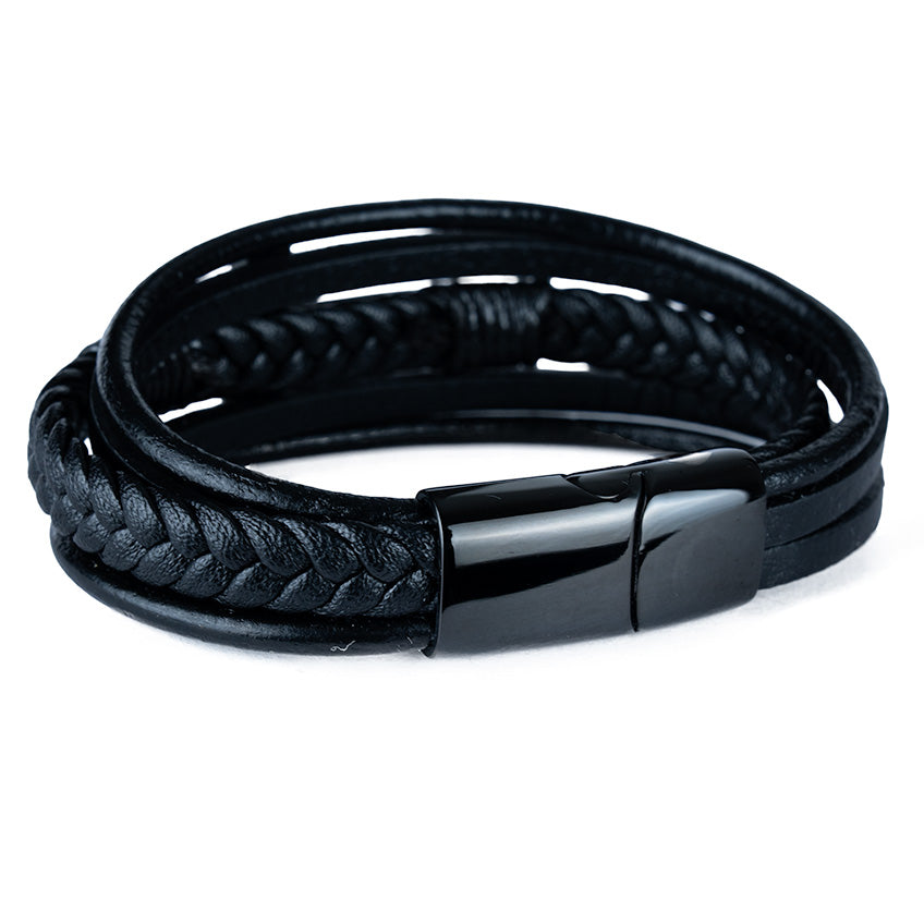 Santos ( Acero y Microfibra de cuero )( Talla ajustable )