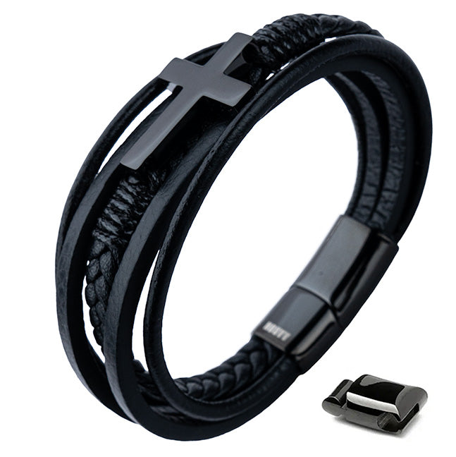 Santos ( Acero y Microfibra de cuero )( Talla ajustable )