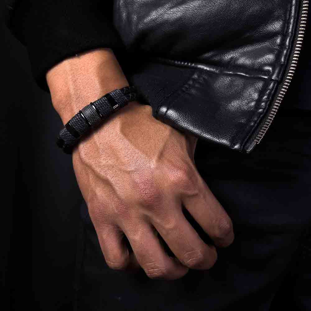 Pack ingeniero y jocko ( acero y microfibra de cuero )( Talla ajustable )