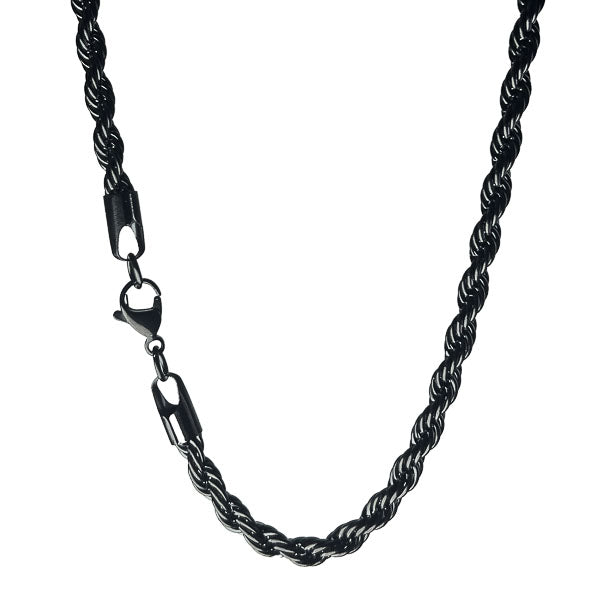 Rope - Negro - 5mm( Acero inoxidable )