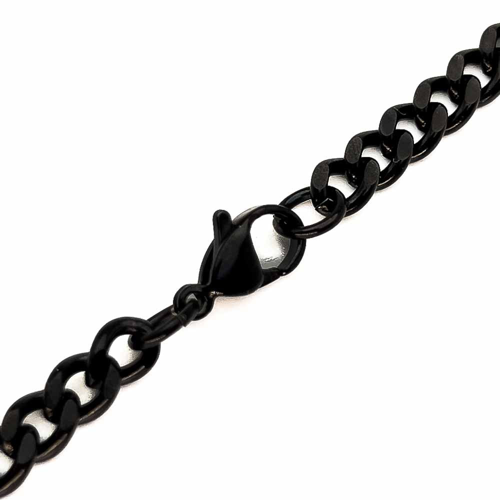 Lomo de corvina - Negro - 5mm ( Acero inoxidable )