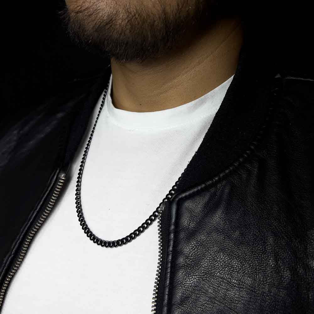 Lomo de corvina - Negro - 5mm ( Acero inoxidable )