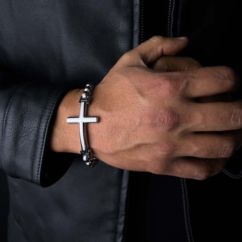 Cristo Jesús (Acero quirúrgico inoxidable grado 316L)