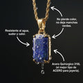 Collar piedra azul