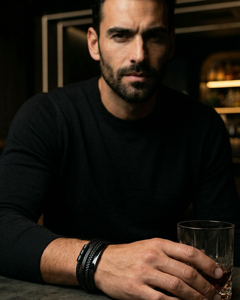 Ingeniero ( Acero y Microfibra de cuero )