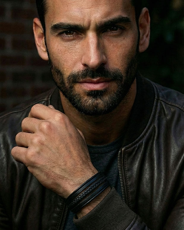 Omega 2.0 ( Acero y Microfibra de cuero )